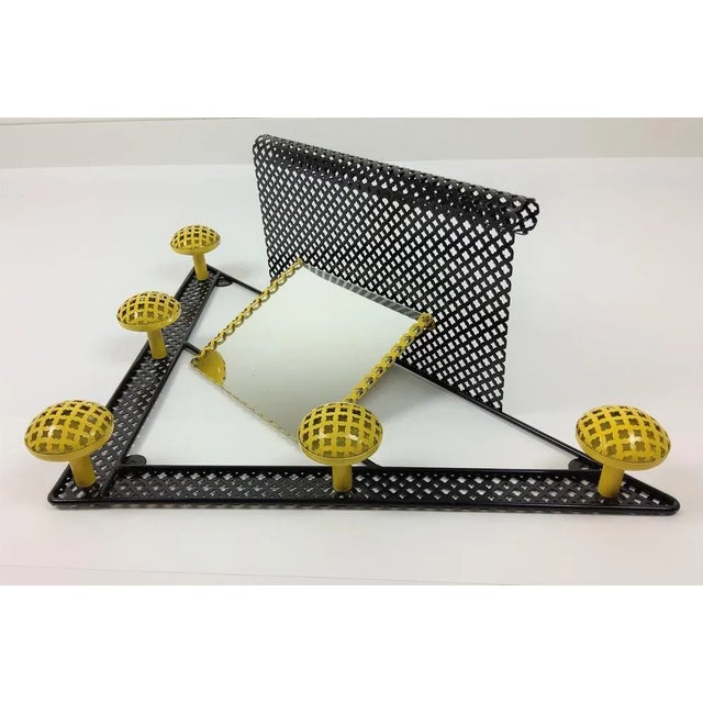 Vintage Coat Rack with Mirror, 1950s For Sale - Image 4 of 13