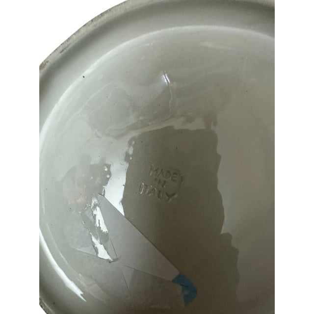 Vintage Italian White Oyster Plate / Seafood Serving Platter Bring classic coastal charm to your table with this beautiful...