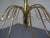 Large Italian Brass Chandelier, 1960s For Sale - Image 10 of 16