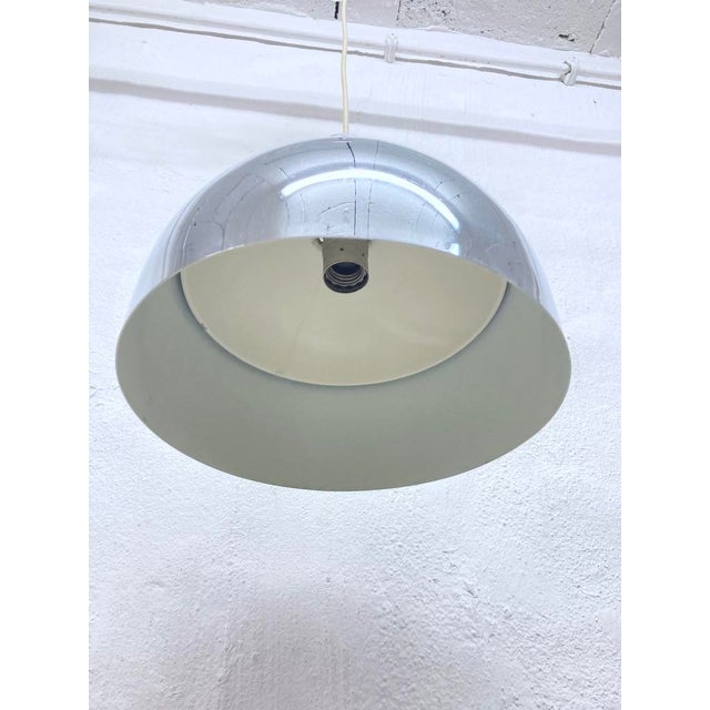 Silver Italian Space Age Pendant Lamp by Franco Albini and Franca Helg for Sirrah, 1960s For Sale - Image 8 of 18