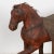 Original Red Painted Carved Wooden Horse, Sweden Circa 1890 For Sale - Image 4 of 10