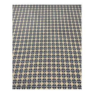 Kravet: Back in Style - Capri 34962.5 Modern Blue and White Geometric Designer Fabric - 5 Yards