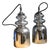 Contardi Messalina SO Pendant Lamps in Smoked Gray Blown Glass, Set of 2 For Sale