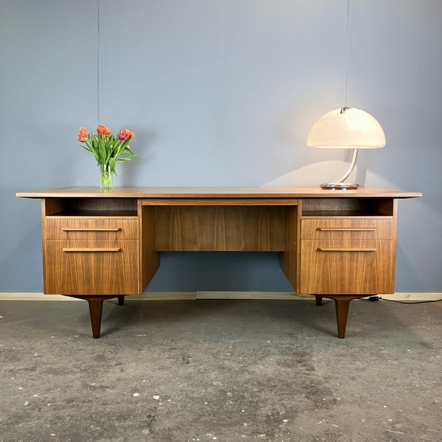 A prestigious desk from the German Workshops for Interior Design (Deutsche Werkstätten für Wohnkunst), featuring the...