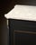 French Louis XVI Style Ebonized Mahogany Breakfront Enfilade With Carrara Marble, Circa 1920 For Sale - Image 9 of 9