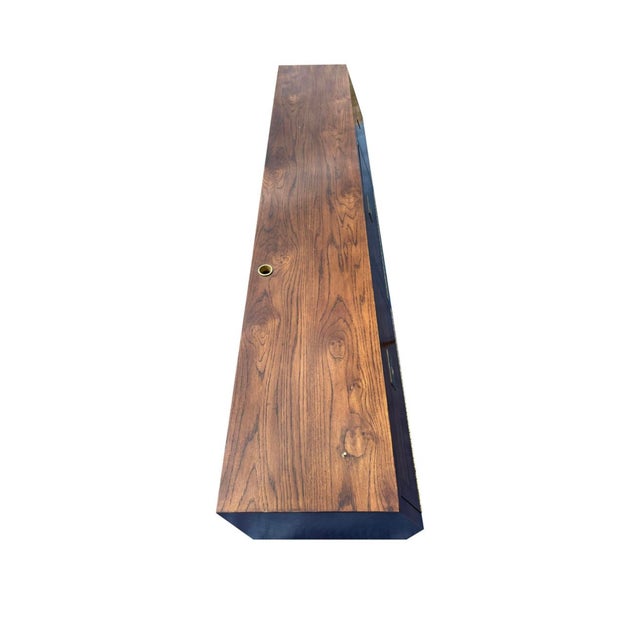 Vintage Hendredon King Headboard With Storage in Campaign Style Campaign design with drawers that open for storage Excuse...