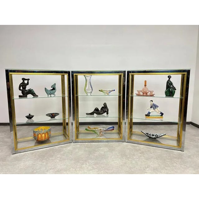 Vintage shelving units by Renato Zevi in very nice original condition with signs of use. This piece is attributed to the...