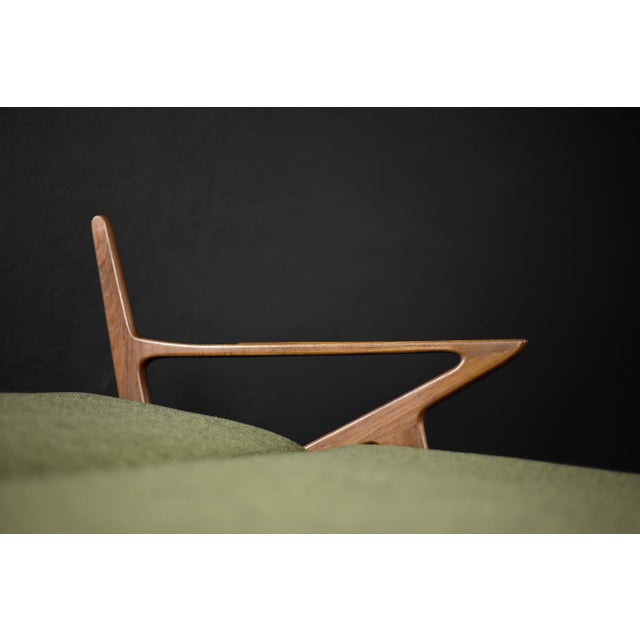 Selig Vintage Danish Three-Seater Z-Sofa by Poul Jensen for Selig Furniture, 1950s For Sale - Image 4 of 18