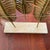 Metal Banana Leaf Metal Sculpture With Distressed Gold Tone Finish Mounted on a Marble Base For Sale - Image 7 of 12