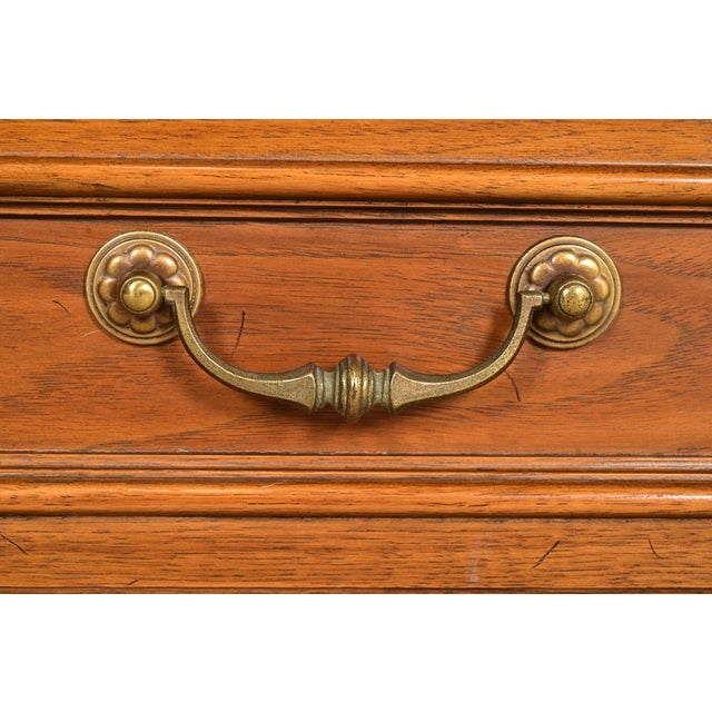 Brown Drexel Spanish Colonial Carved Walnut Nightstand, 1960s For Sale - Image 8 of 18