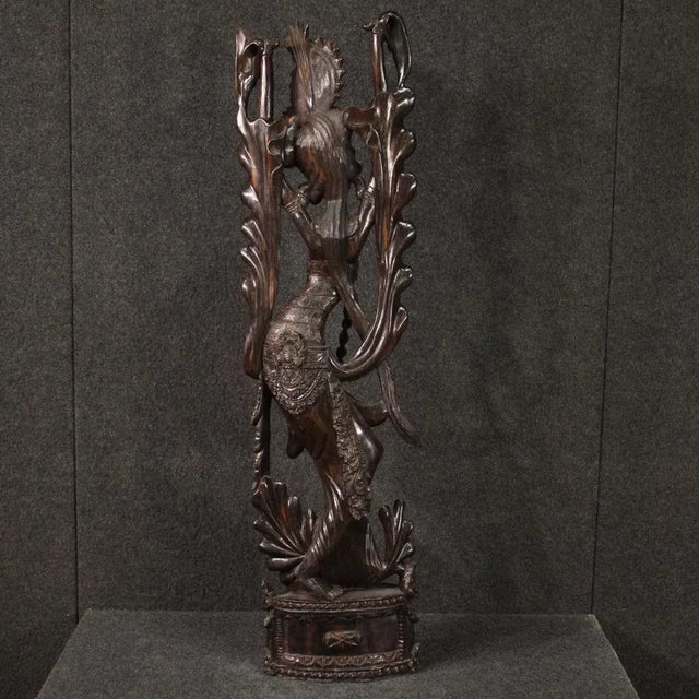Indonesian Artist, Dancer Figure, 1960, Wood For Sale - Image 11 of 13