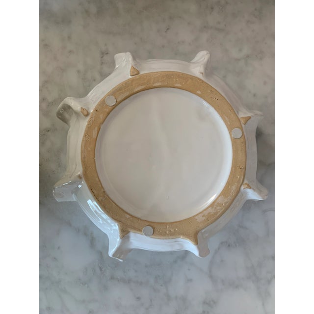 Early 21st Century Vintage Ceramic Shell Bowl For Sale - Image 5 of 7