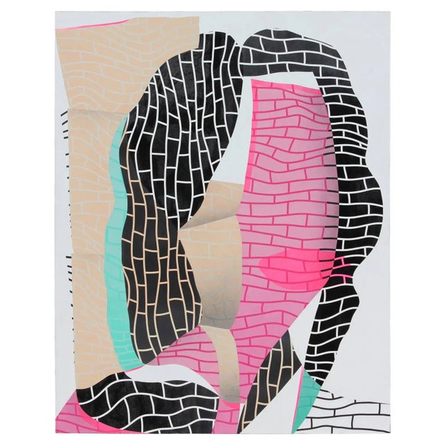 2016 "Dual Pop Icon No. 1", Monumental Contemporary Spray Painted Portrait by Dual For Sale In Houston - Image 6 of 6