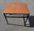 1960s Vintage Teak and Black Lacquered Metal Rolling Table, 1960s For Sale - Image 5 of 8