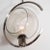 Chrome Mid-Century Modernist Concentric Design Chrome and Smoked Glass Pendant For Sale - Image 8 of 9