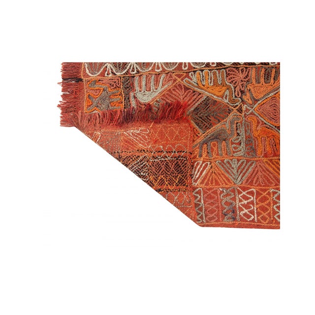 1940s Decorative Vintage Arabi Kilim Rug - 4`11" X 6`1" For Sale - Image 5 of 5