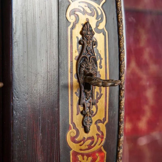 Boule Style Cabinet in Wood For Sale - Image 9 of 12