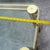 Mid Century Modern Console Table Entry Sofa Metal Brass Glass Vintage Floating For Sale - Image 9 of 9
