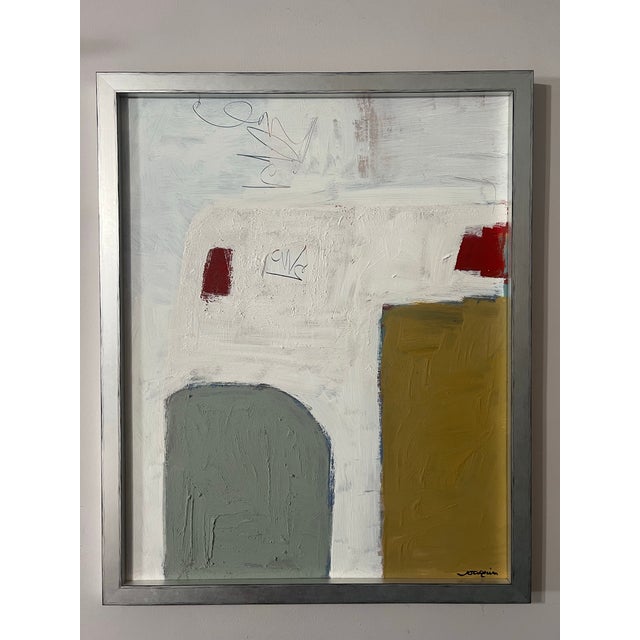 Mid-Century Modern Mid-Century Modern Painting by Artist Ken Joaquin For Sale - Image 3 of 4