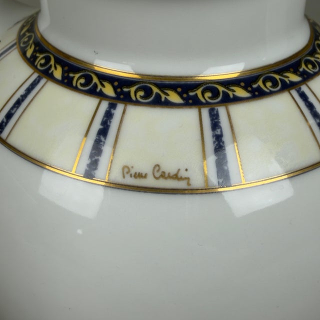 Porcelain Tea Set for Twelve People from Pierre Cardin, 1990s, Set of 26 For Sale - Image 10 of 11
