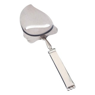 Art Deco Cheese Slicer in Silver and Stainless Steel by Evald Nielsen, 1930s For Sale