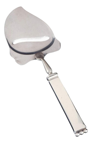 Art Deco Cheese Slicer in Silver and Stainless Steel by Evald Nielsen, 1930s
