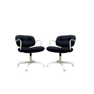 Set of Space Age Model 2038 Chairs by Bruce Hannah & Andrew Morrison for Knoll International, 1970s For Sale