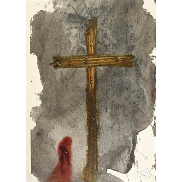 Salvador Dali, Vere, hic Homo Iustus Erat, Lithograph, 1964 For Sale - Image 4 of 4