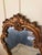 Pair of Italian Rococo Giltwood Mirrors With Antiqued Glass For Sale - Image 9 of 14