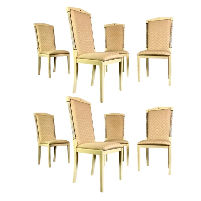 Mid-Century Dining Chairs from Turri, Italy, Set of 8 For Sale