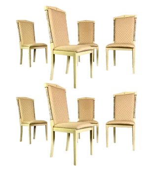 Mid-Century Dining Chairs from Turri, Italy, Set of 8