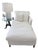 Verellen Custom-Made Ivory Freestanding Chaise Lounge in Ivory . For Sale