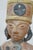 Vintage Terracotta Pre Columbian Style Seated Aztec Mayan Figure Statue 9" For Sale - Image 9 of 10
