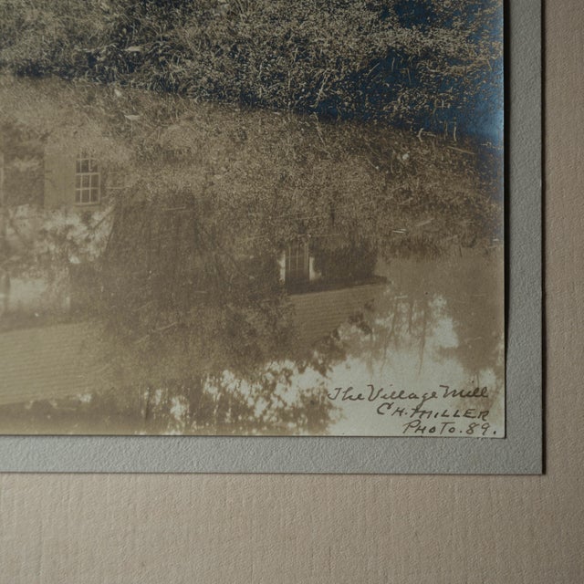 Late 19th Century "The Village Mill" Silver Gelatin Print by Charles Henry Miller, 1889 For Sale - Image 5 of 7