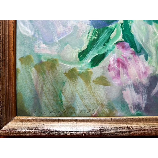 Sigrid Kopfermann, Mixed Media, 1983, Signed, Düsseldorf, Berlin; Informal Artist For Sale - Image 3 of 7