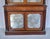 Baker Furniture Company Mahogany Bookcase Cabinet Vitrine With Brass Lattice Doors For Sale - Image 4 of 12