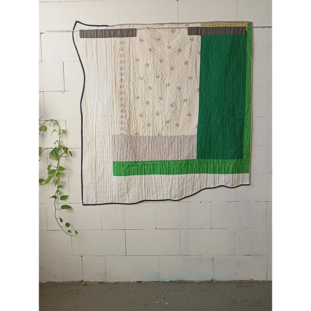 Contemporary Jungle Quilt by Dawitt For Sale - Image 3 of 14
