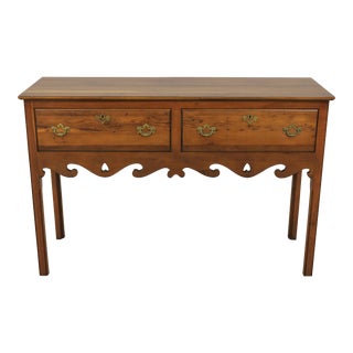 Wright Table Co Yew Wood English Style Server For Sale