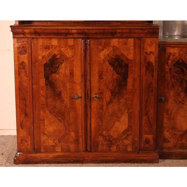 Louis XIV 6-Door Buffet in Walnut with Fountain, 17th Century For Sale - Image 16 of 17