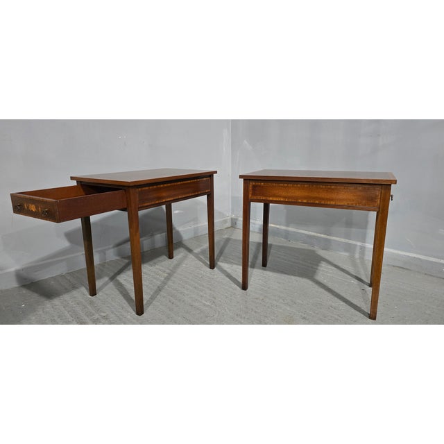 Mahogany Lamp Tables, 1900, Set of 2 For Sale - Image 6 of 15