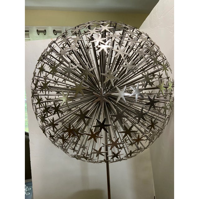 Mid-Century Modern Mid Century Modern C Jere Style Abstract Starburst Sphere Orb Sculpture For Sale - Image 3 of 8