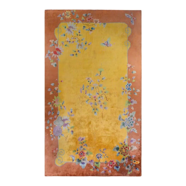 Chinese Art Deco Rug For Sale