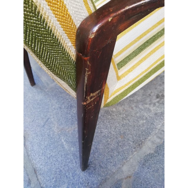Vintage Armchairs with Armrests, Italy, 1950s, Set of 2 For Sale - Image 9 of 11