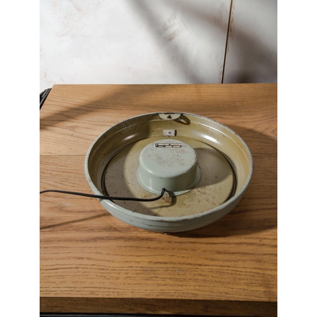 Industrial Green Wall Clock from Aeg, Germany, 1960s For Sale - Image 11 of 14