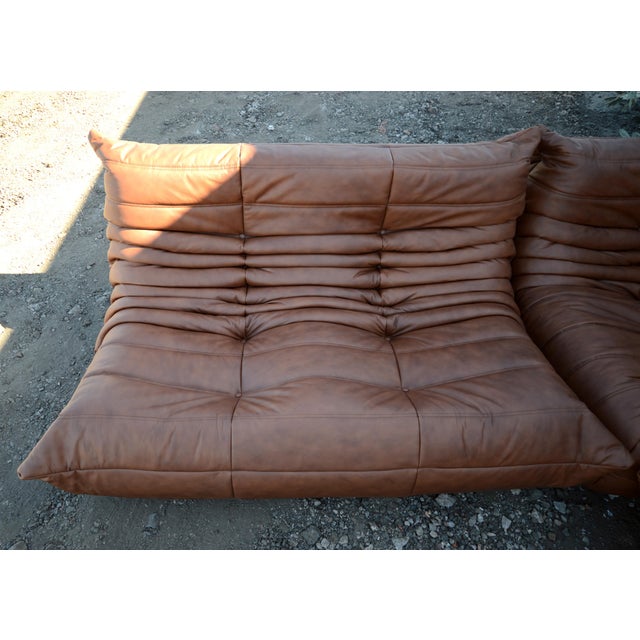 Togo Sofa Set by Michel Ducaroy for Ligne Roset, Set of 5 For Sale - Image 4 of 10