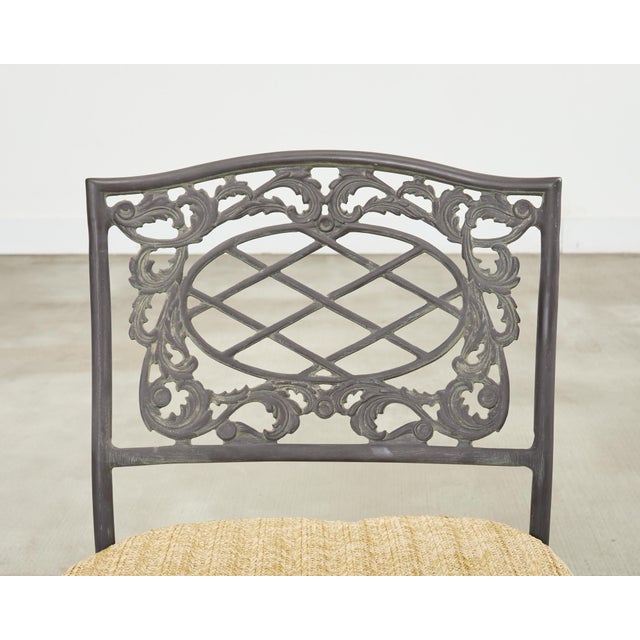 Brown Jordan Elegance Neoclassical Garden Dining Suite For Sale - Image 10 of 12