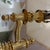Late 20th Century Late 20th Century Rare Waterford Crystal & Brass Swing-Arm Column Lamp – Diamond Cut For Sale - Image 5 of 5