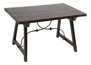 Spanish Baroque Rosewood and Tortoishell Inlaid Side Table