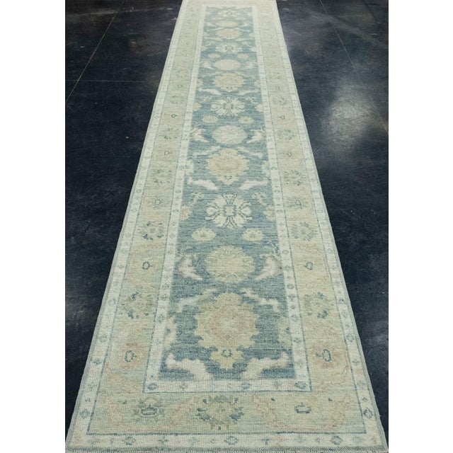 Turkish Oushak Runner Rug 2'10" x 14'3" #17809 Explore a curated collection of hallway runners, wool rugs, and handmade...