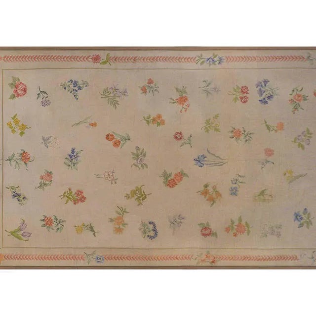 Vintage Chinese Aubusson Rug For Sale - Image 4 of 11